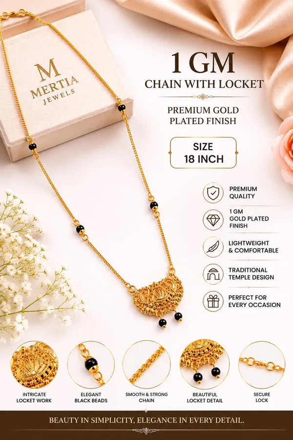 1_GM_Gold_Plated_Rose_Gold_Black_Bead_Necklace_with_Floral_Pendant