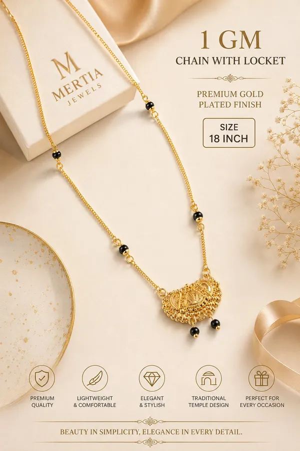 1_GM_Gold_Plated_Rose_Gold_Black_Bead_Necklace_with_Floral_Pendant