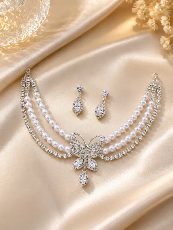 1_GM_Pearl_&_Crystal_Butterfly_Necklace_Set_with_Matching_Earrings