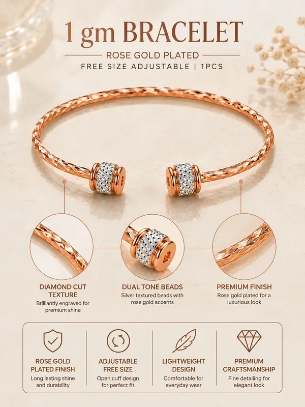 1_GM_Rose_Gold_Plated_Adjustable_Bracelet_1pcs