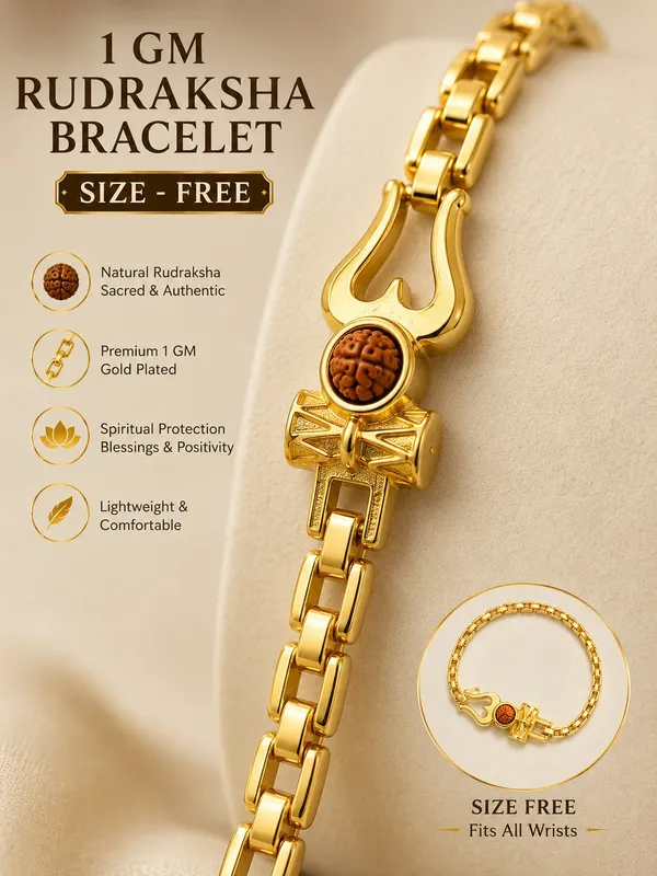 1_GM_Rudraksha_Trishul_Bracelet_–_Gold_Plated