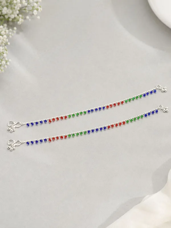 1_GM_Silver_Plated_Multicolor_Beaded_Anklet_with_Ghungroo_Charms_–_10_Inch
