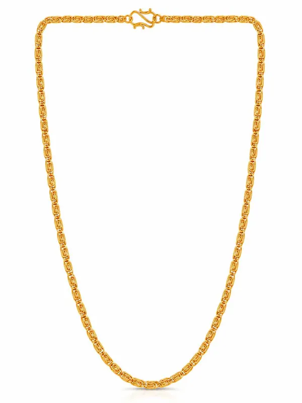 20_Inch_Gold_Plated_Intricate_Link_Chain_with_S-Type_Hook_Closure_for_Men