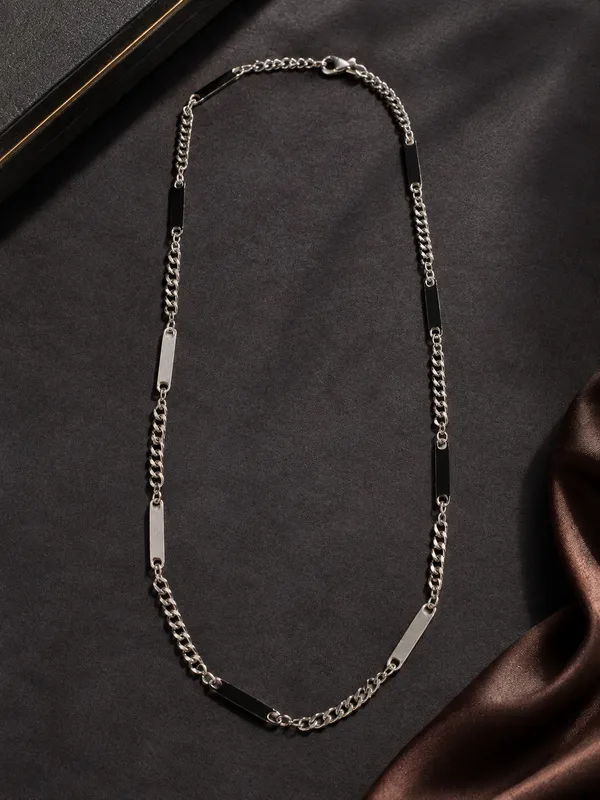 20_Inch_Silver_Tone_Chain_with_Alternating_Link_&_Bar_Design