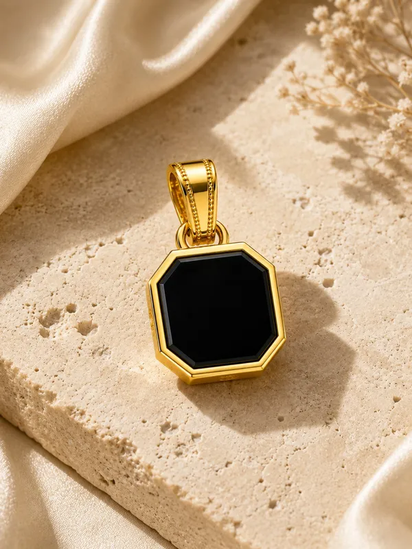 Black_Onyx_Octagon_Pendant_with_Premium_Gold_Finish_–_Elegant_Unisex_Statement_Pendant