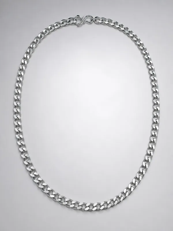 Chrome_Chain_185_–_Premium_Platinum_Plated_Curb_Chain_Necklace_for_Men,_22_Inch