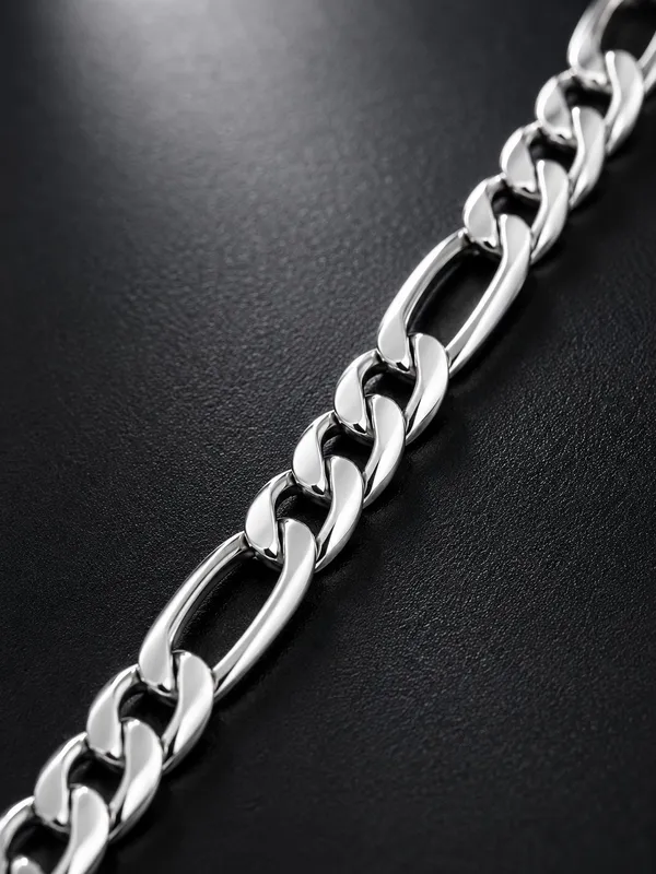 Chrome_Figaro_Chain_–_22_Inch