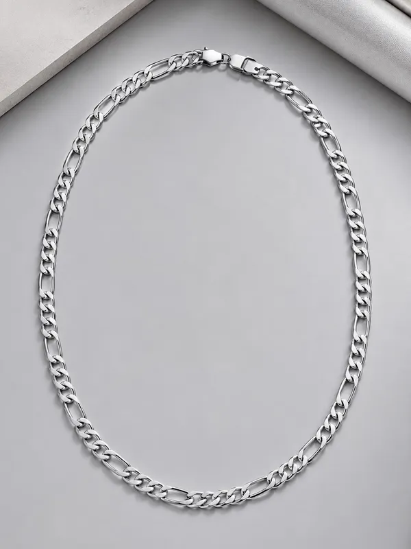 Chrome_Figaro_Chain_–_22_Inch