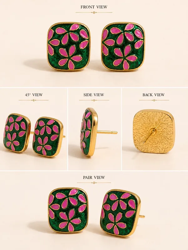Elegant_Meenakari_Floral_Square_Stud_Earrings