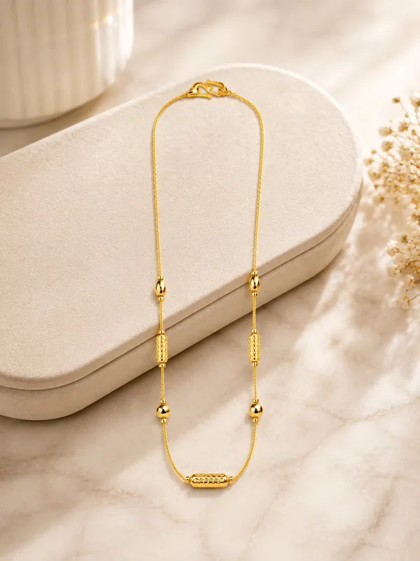 Elegant_One_Gram_Gold_Plated_Beaded_Chain_18_INCH