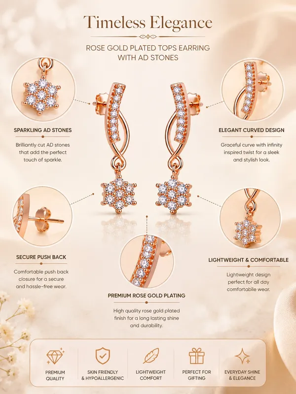 Elegant_Rose_Gold_AD_Twist_Drop_Earrings