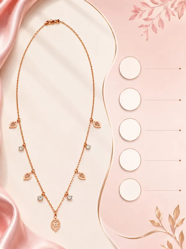 Elegant_Rose_Gold_Leaf_Charm_Chain_–_18_Inch