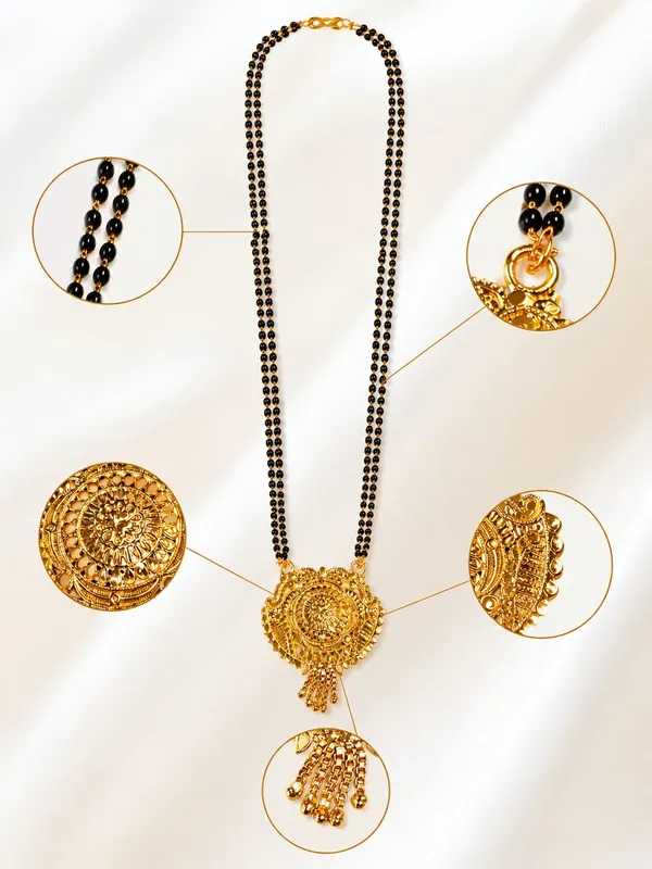 Elegant_Temple_Design_Double_Black_Bead_Mangalsutra