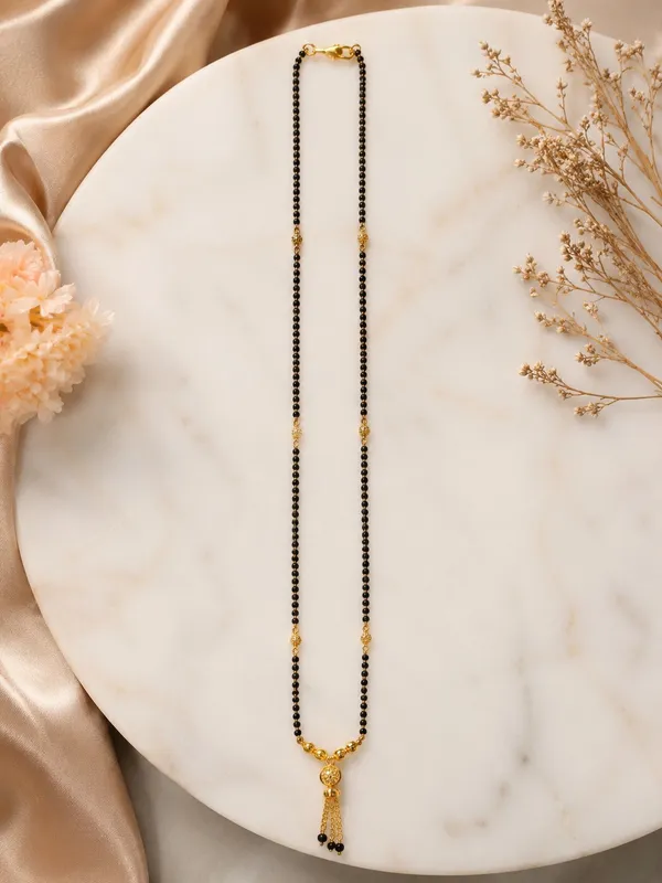 Elegant_Traditional_Gold_Plated_Black_Bead_Mangalsutra_18_INCH