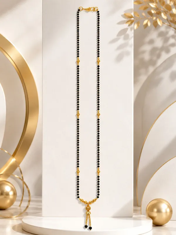 Elegant_Traditional_Gold_Plated_Black_Bead_Mangalsutra_18_INCH