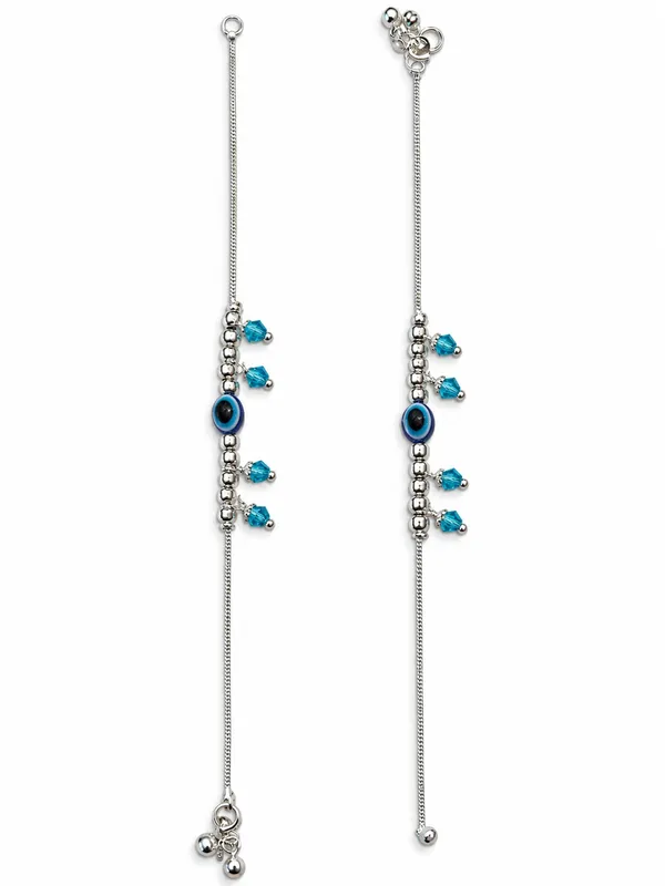 Evil_Eye_Anklet_/_Payal_with_Blue_Beads_–_10_Inch