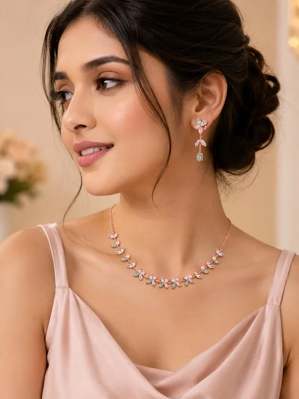 Floral_Crystal_Necklace_Set_with_Matching_Earrings