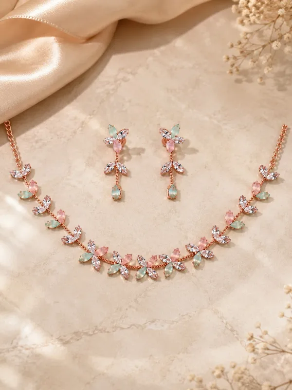 Floral_Crystal_Necklace_Set_with_Matching_Earrings