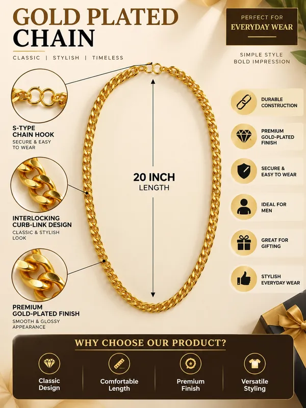 Gold_Plated_Curb_Link_Chain_for_Men_–_20_Inch