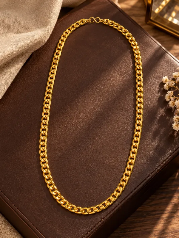 Gold_Plated_Curb_Link_Chain_for_Men_–_20_Inch