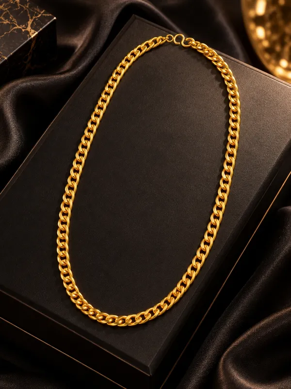 Gold_Plated_Curb_Link_Chain_for_Men_–_20_Inch