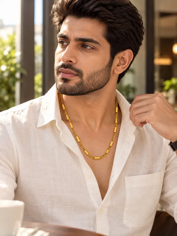 Gold_Plated_Interlinked_Chain_for_Men_–_20_Inch_with_S-Type_Hook_