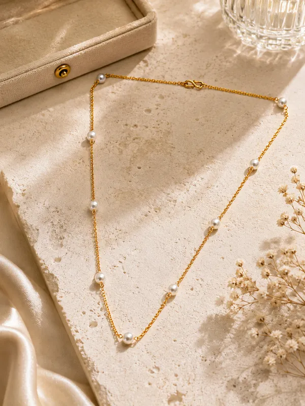 Gold_Plated_Pearl_Chain_18_Inch_with_S-Type_Hook