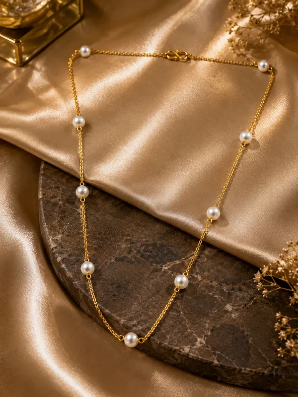 Gold_Plated_Pearl_Chain_18_Inch_with_S-Type_Hook