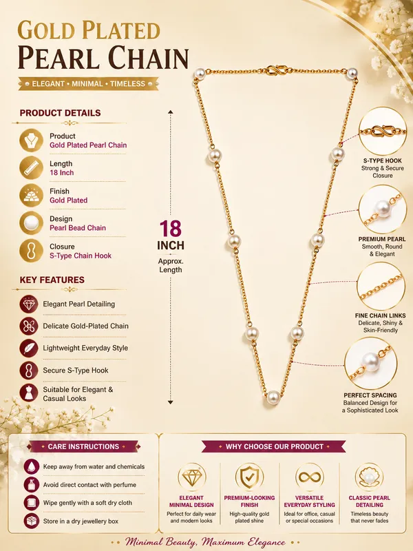 Gold_Plated_Pearl_Chain_18_Inch_with_S-Type_Hook