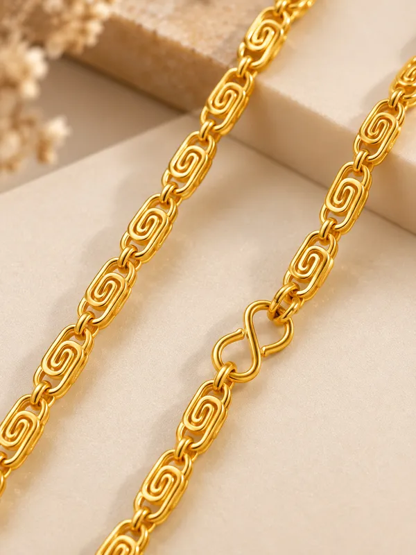 Gold_Plated_Swirl-Link_Chain_for_Men_–_20_Inch_with_S-Type_Hook