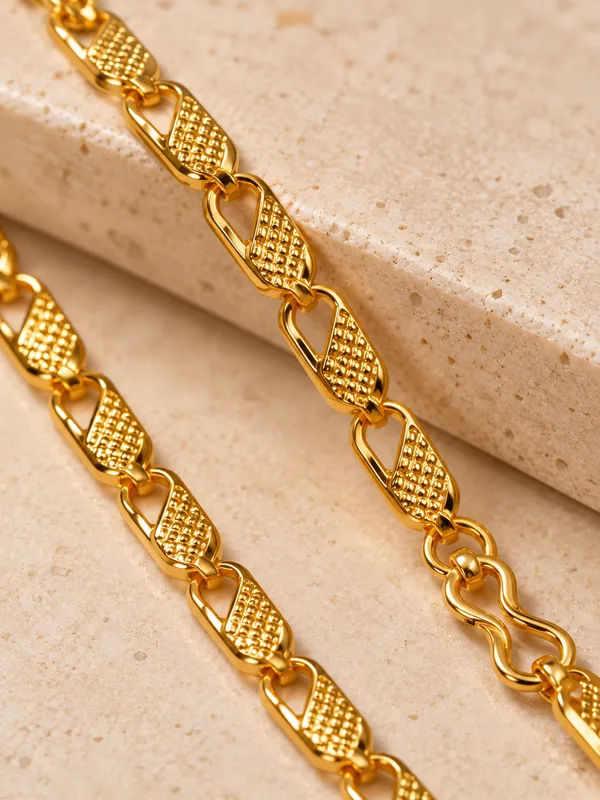 Gold_Plated_Textured_Link_Chain_for_Men_–_20_Inch