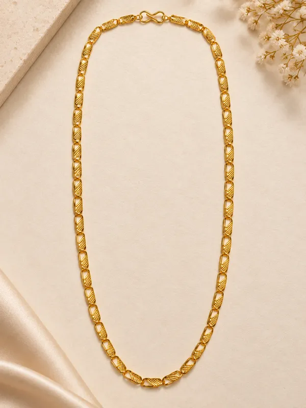 Gold_Plated_Textured_Link_Chain_for_Men_–_20_Inch