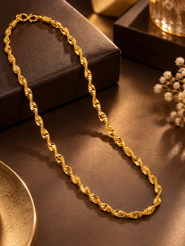 Gold_Plated_Twisted_Chain_for_Men_–_20_Inch