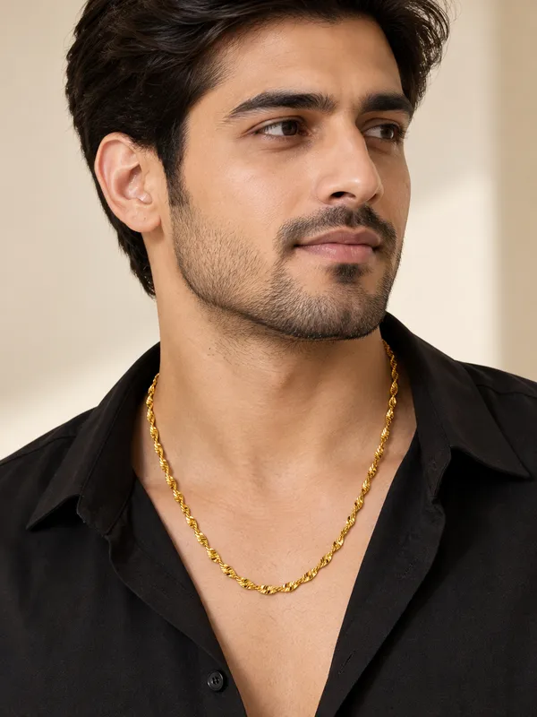 Gold_Plated_Twisted_Chain_for_Men_–_20_Inch