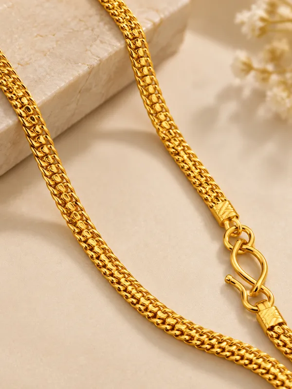 Gold_Plated_Woven_Chain_for_Men_–_20_Inch