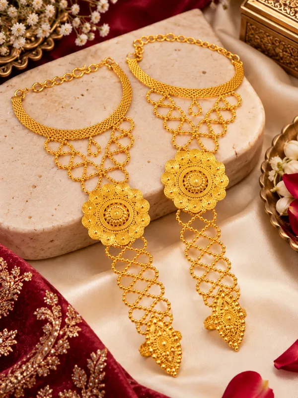 Gold_Tone_Traditional_Hathphool_Hand_Harness