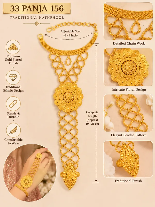 Gold_Tone_Traditional_Hathphool_Hand_Harness