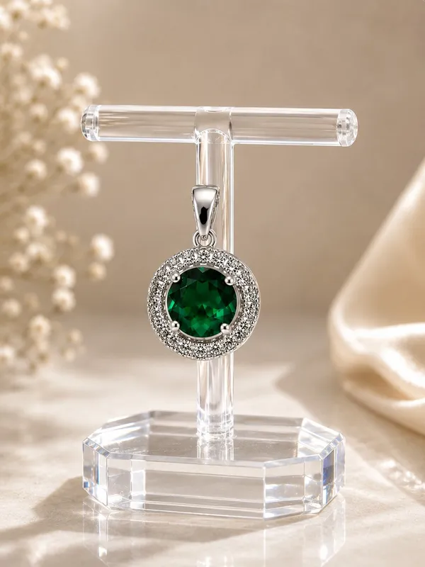Green_AD_Stone_Round_Pendant