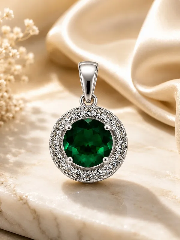 Green_AD_Stone_Round_Pendant