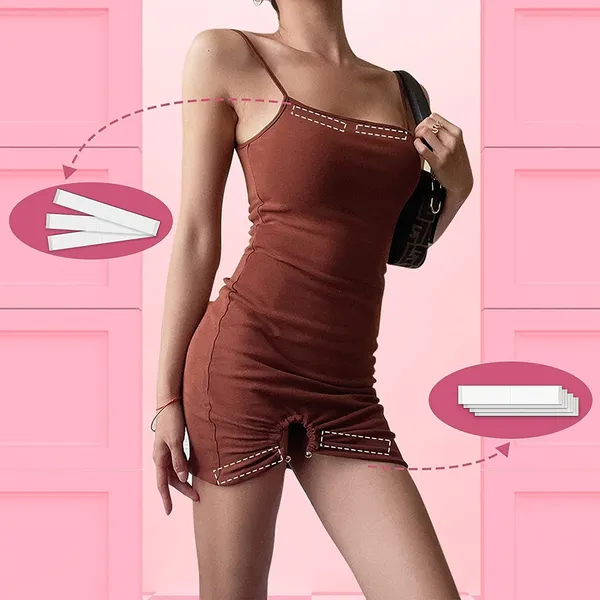 Hopea__216_Strips,_Fashion_Tape_for_Women,_Body_Tape_to_Stick_Clothes,_Double_Sided_Invisible_Tape_for_Dress,_Cloth_and_Fabric,_Clothes_Sticking_and_Dress_Fitting