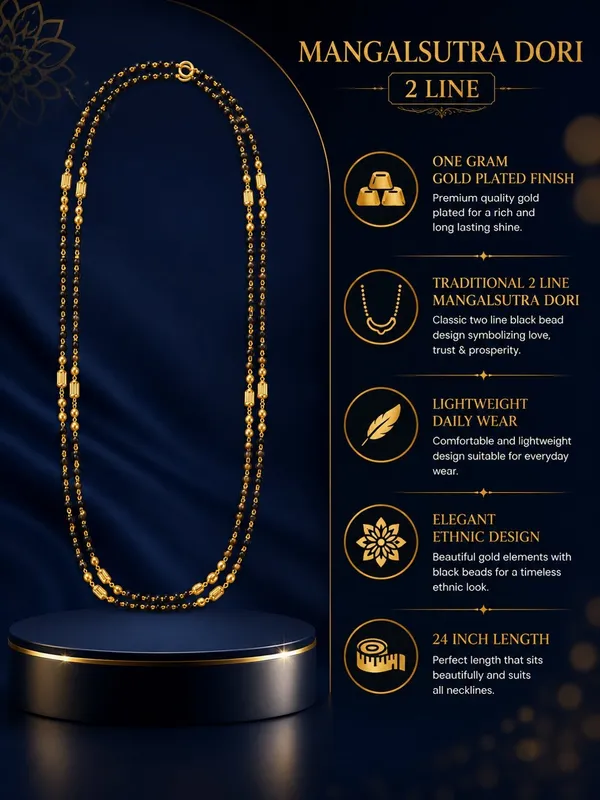 One_Gram_Gold_Plated_2-Line_Black_Bead_Mangalsutra_Dori_–_24_Inch