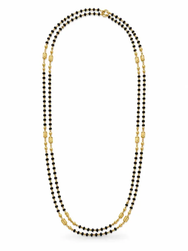 One_Gram_Gold_Plated_2-Line_Black_Bead_Mangalsutra_Dori_–_24_Inch