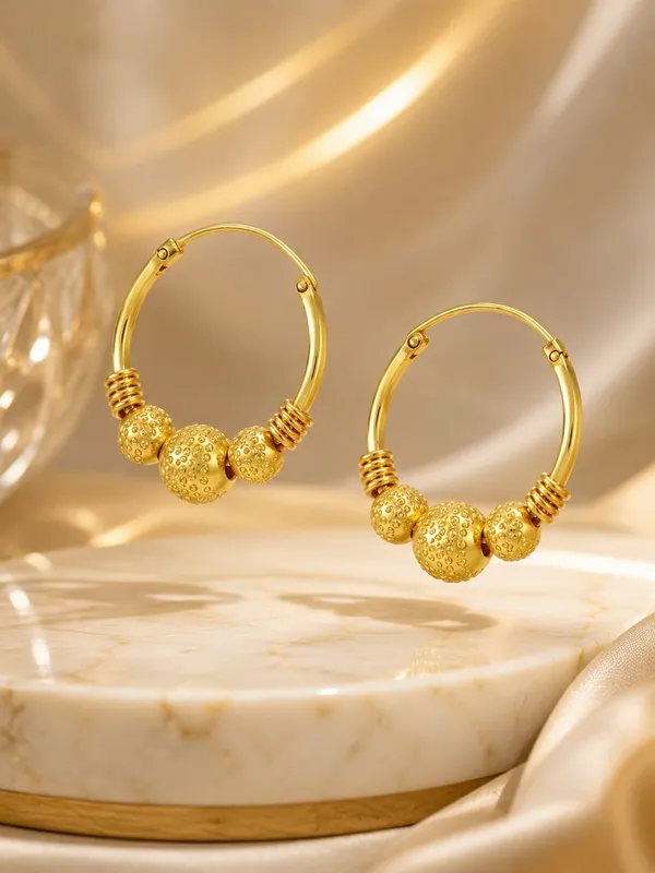 One_Gram_Gold_Plated_Bali_Hoop_Earrings_with_Textured_Bead_Design