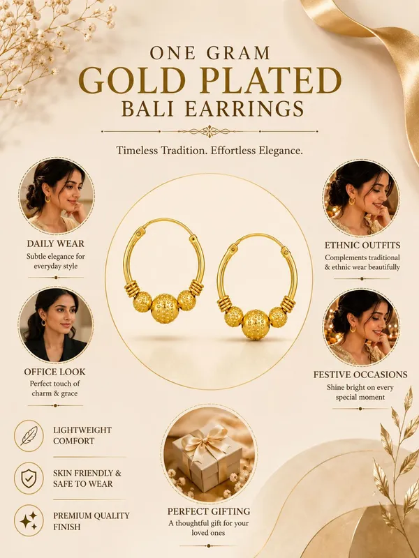 One_Gram_Gold_Plated_Bali_Hoop_Earrings_with_Textured_Bead_Design