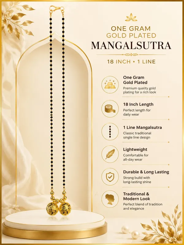 One_Gram_Gold_Plated_Mangalsutra_for_Women_–_18_Inch_1_Line_Black_Bead_Mangalsutra_with_Traditional_Pendant,_Lightweight_Daily_Wear_Mangalsutra_Jewellery