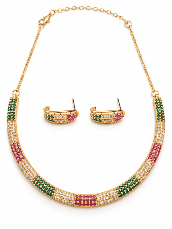 One_Gram_Gold_Plated_Multicolour_Stone_Necklace_Set_with_Pairing_Earrings