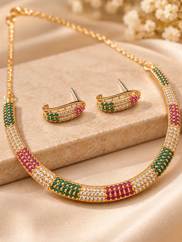 One_Gram_Gold_Plated_Multicolour_Stone_Necklace_Set_with_Pairing_Earrings