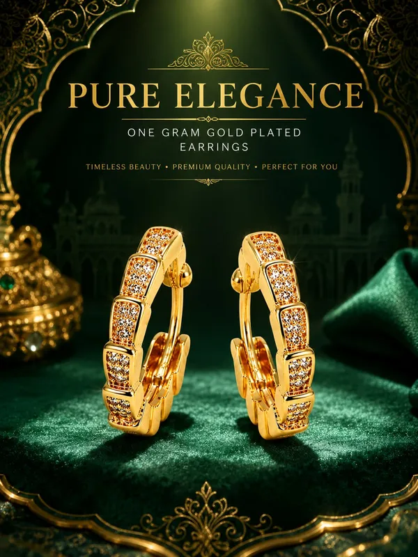 One_Gram_Gold_Plated_Stone_Studded_Hoop_Earrings