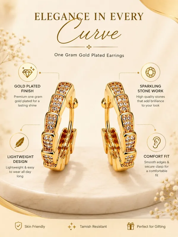 One_Gram_Gold_Plated_Stone_Studded_Hoop_Earrings