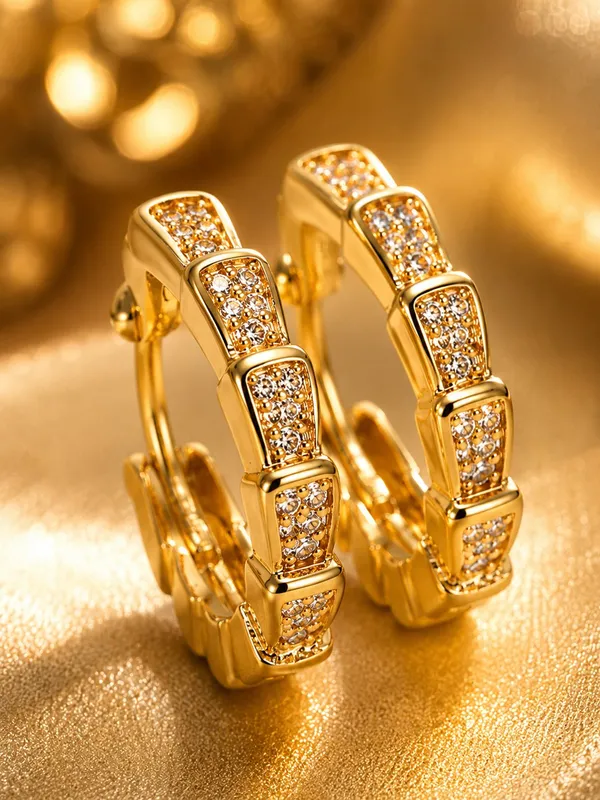 One_Gram_Gold_Plated_Stone_Studded_Hoop_Earrings
